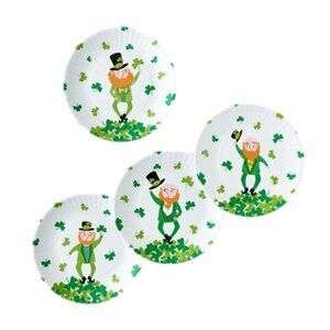 Leprechaun Melamine Plates Set of 4